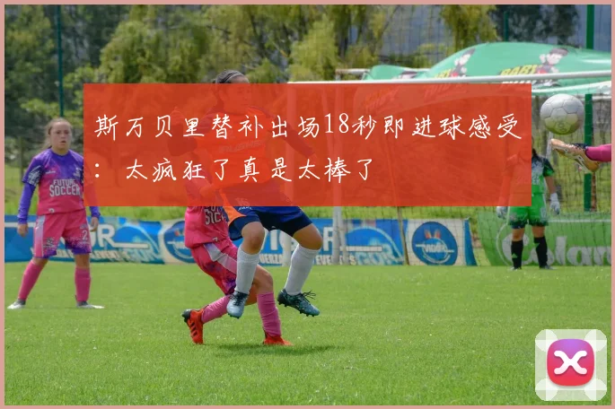 斯万贝里替补出场18秒即进球感受：太疯狂了真是太棒了